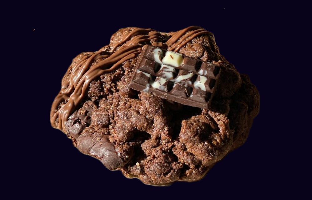 Dubbele chocolade koek